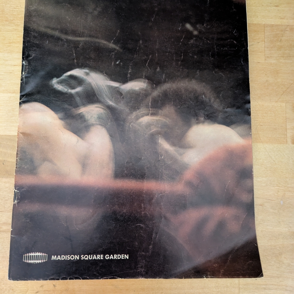 Vintage MSG Boxing Program. FRAZIER, JOE-JERRY QUARRY II OFFICIAL Boxing PROGRAM